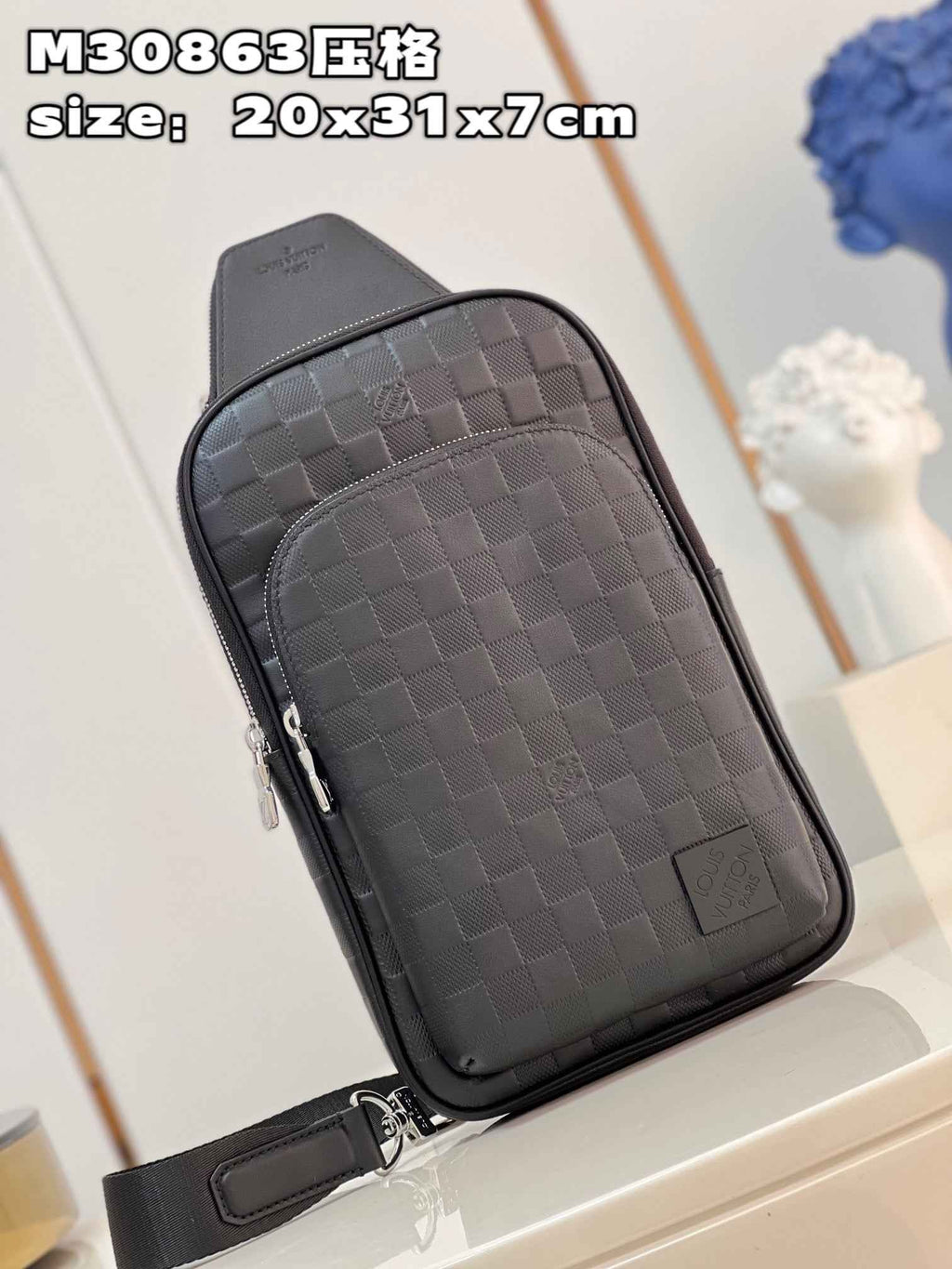 Louis Vuitton N45303 Avenue Slingbag Damier Infini cowhide leather
