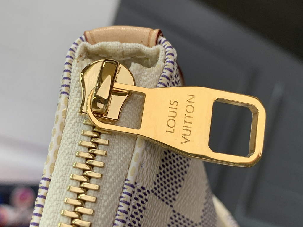 Louis Vuitton N51262 Totally MM Tote Bag Damier Azur - Default Title - View 6