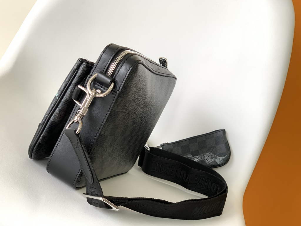 Louis Vuitton N58040 Trio Messenger Damier Graphite canvas