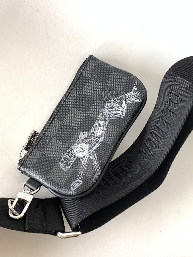 Louis Vuitton N58040 Trio Messenger Damier Graphite canvas
