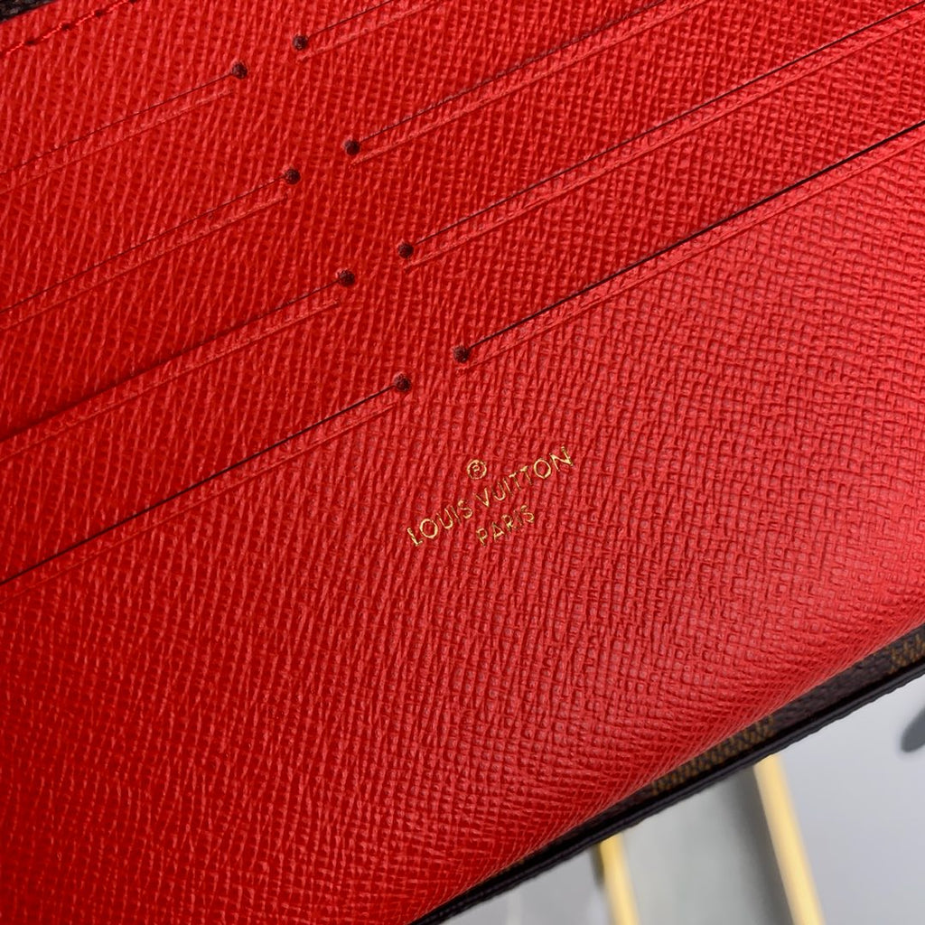 Louis Vuitton N63032 Félicie Pochette Damier Ebene canvas - 21 x 12 x 3 cm / Damier Ebene canvas - View 8