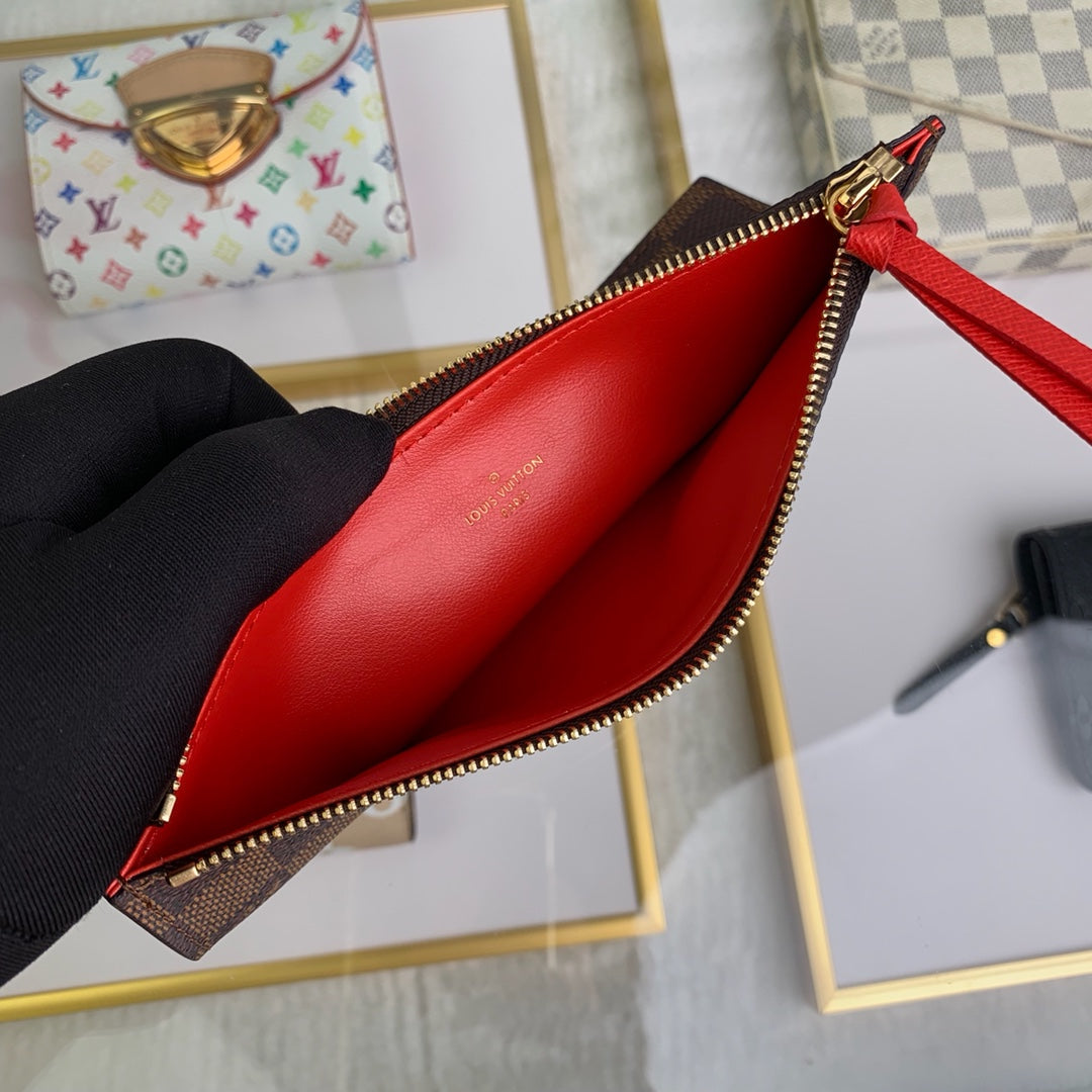 Louis Vuitton N63032 Félicie Pochette Damier Ebene canvas - 21 x 12 x 3 cm / Damier Ebene canvas - View 9