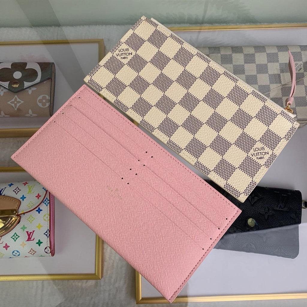 Louis Vuitton N63106 Félicie Pochette Damier Azur canvas - 21 x 12 x 3 cm / Damier Azur canvas - View 7