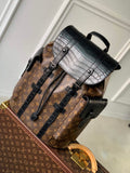 Louis Vuitton N93489 Christopher Backpack PM Monogram canvas body