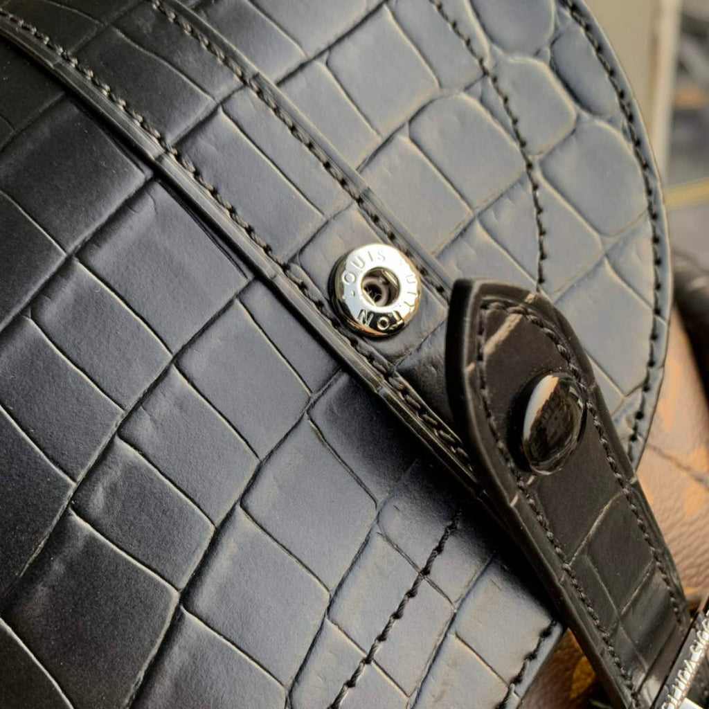 Louis Vuitton N93489 Christopher Backpack PM Monogram canvas body