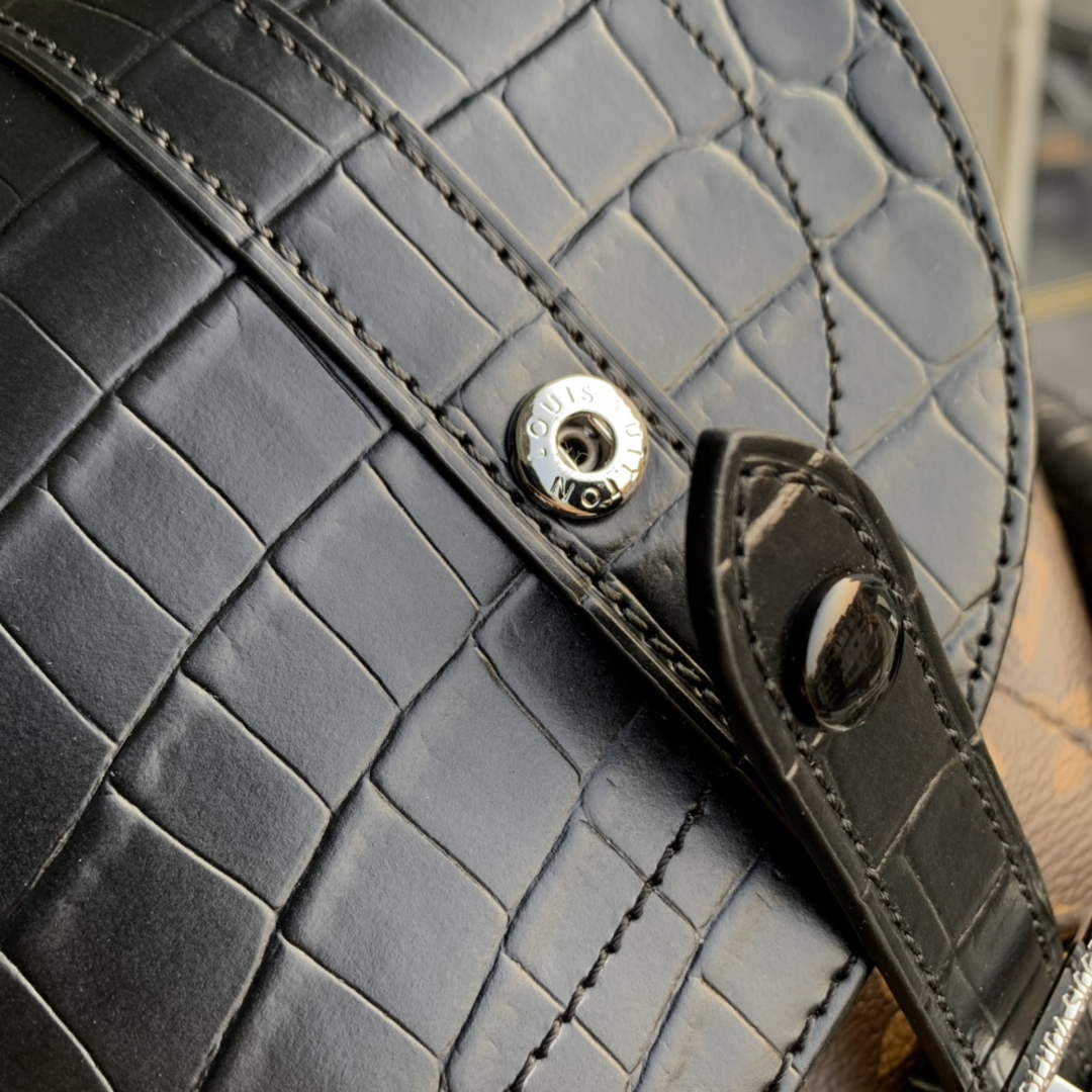 Louis Vuitton N93489 Christopher Backpack PM Monogram canvas body