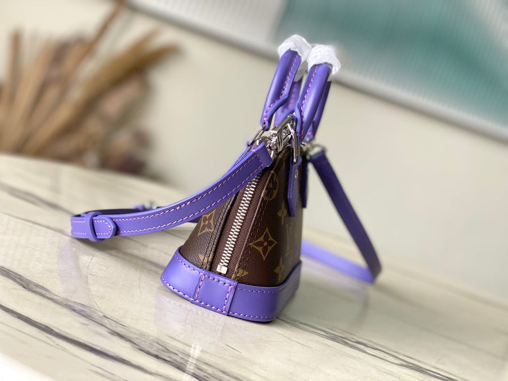 Louis Vuitton Nano Alma Monogram M83202 Purple