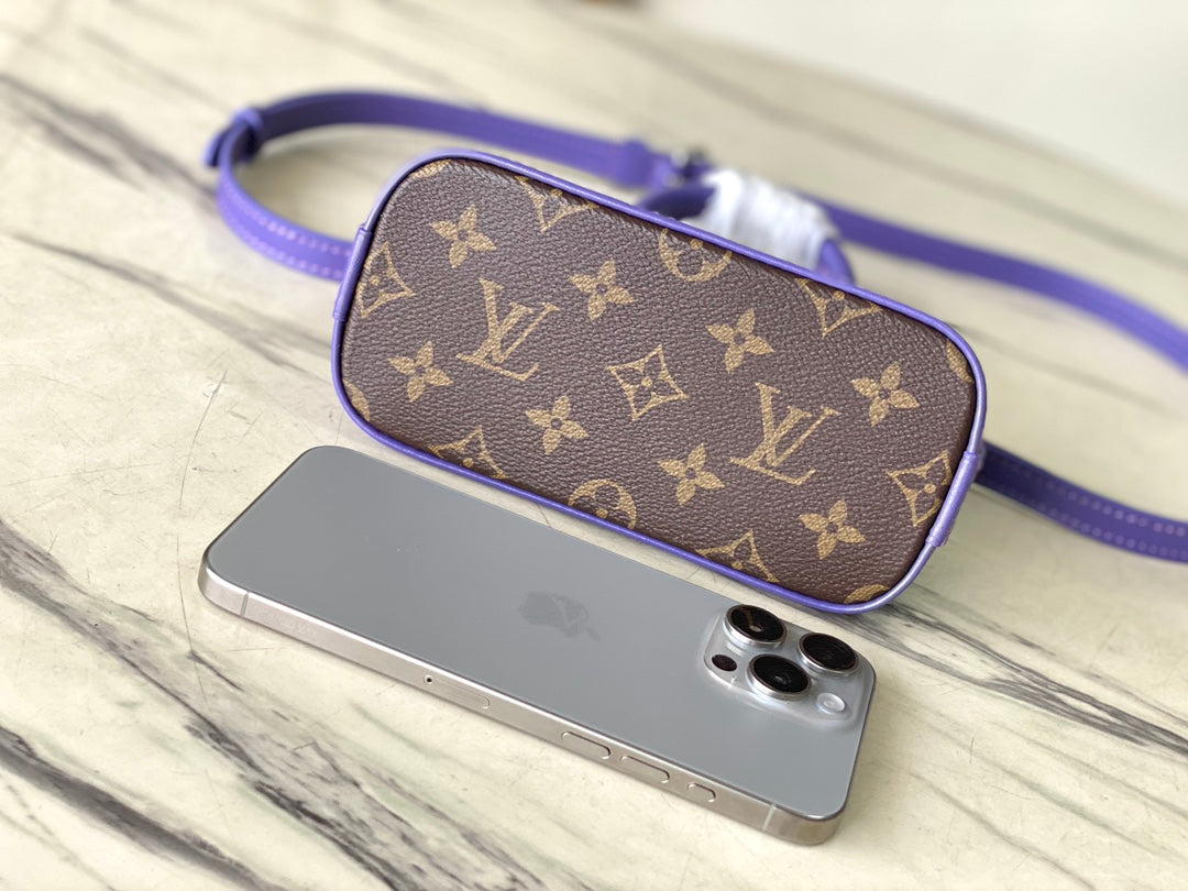 Louis Vuitton Nano Alma Monogram M83202 Purple