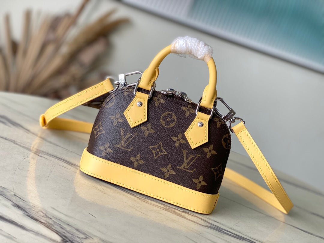 Louis Vuitton Nano Alma Monogram M83203 Yellow