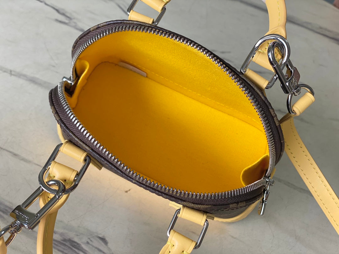 Louis Vuitton Nano Alma Monogram M83203 Yellow
