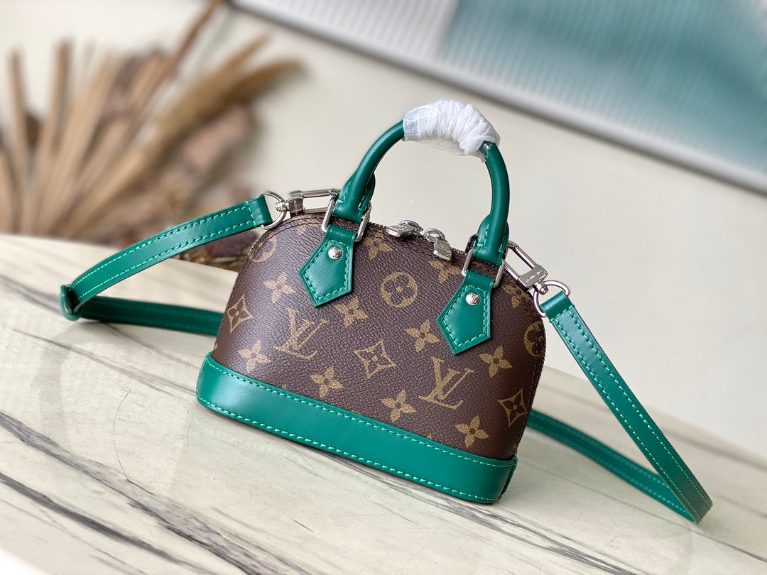 Louis Vuitton Nano Alma Monogram M83204 Green