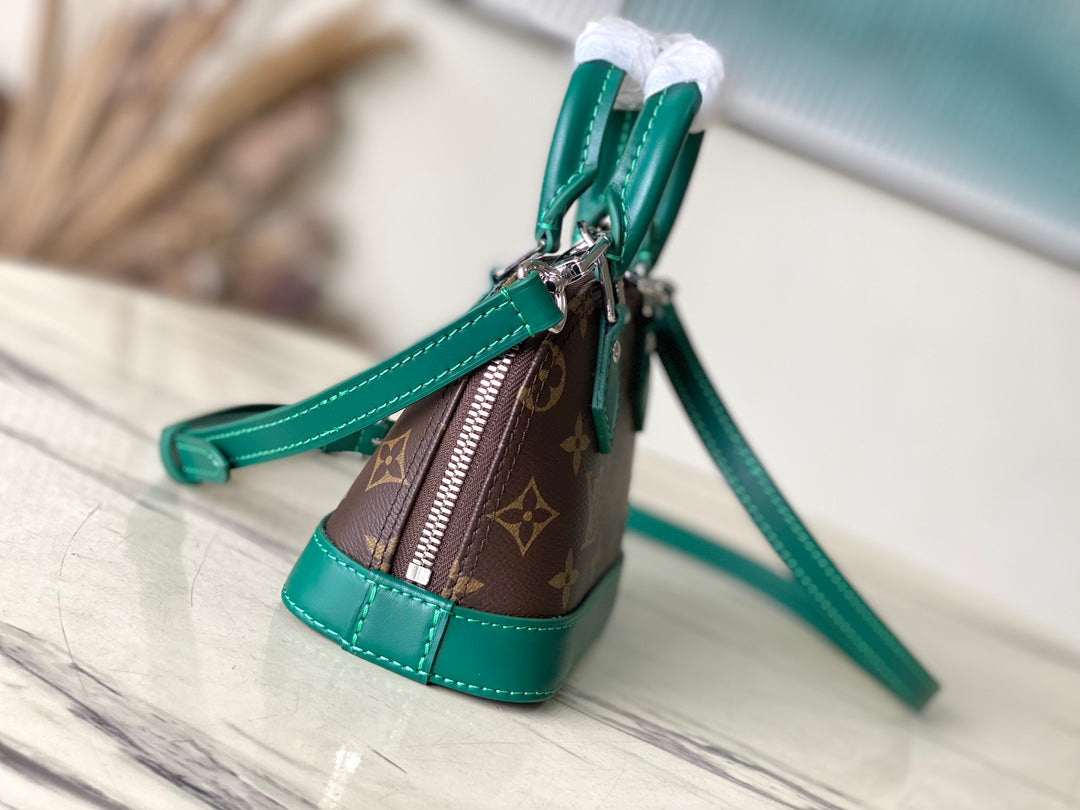 Louis Vuitton Nano Alma Monogram M83204 Green
