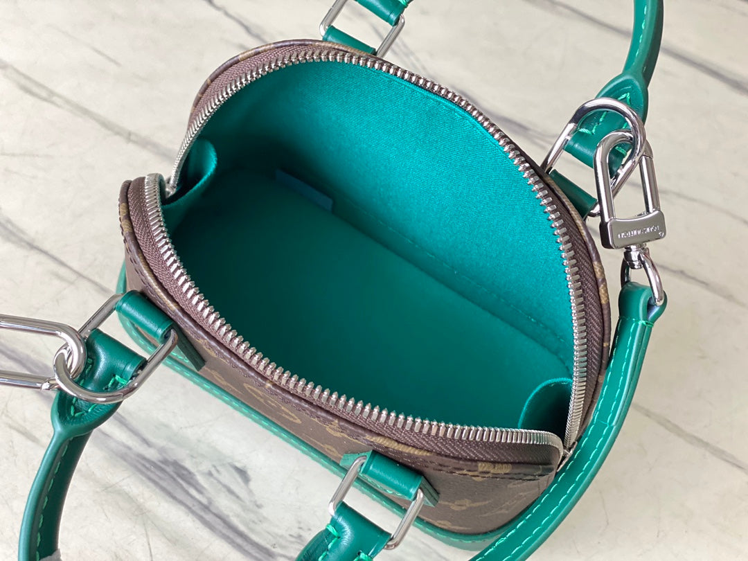 Louis Vuitton Nano Alma Monogram M83204 Green