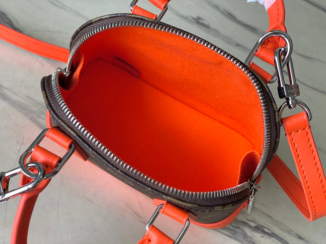 Louis Vuitton Nano Alma Monogram M83205 Orange