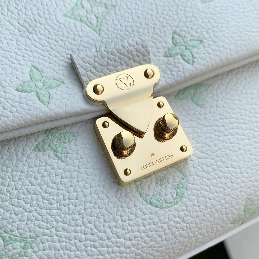 Louis Vuitton Nano Madeleine Bag, M27698 Milky White Green Leather - Default Title - View 5