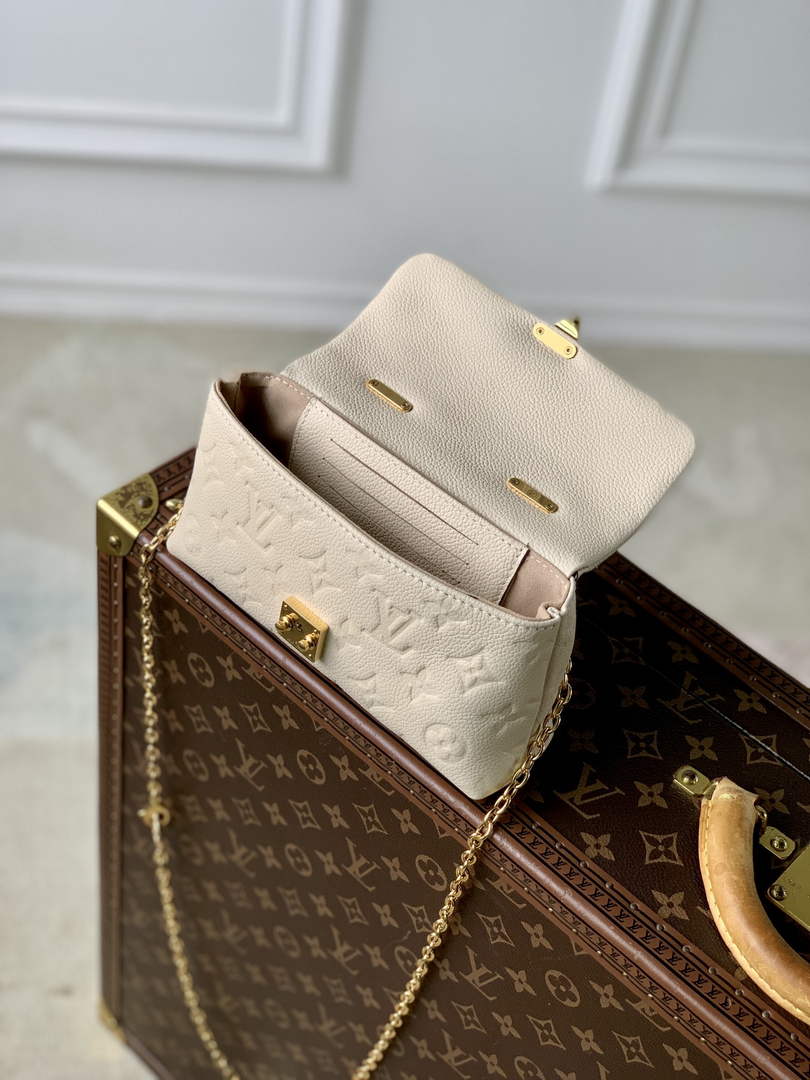 Louis Vuitton Nano Madeleine Bag, M12145 Cream Leather - Default Title - View 8
