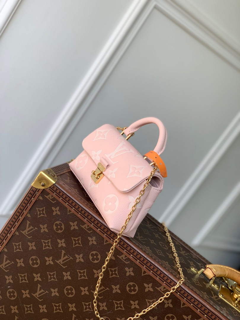 Louis Vuitton Nano Madeleine Bag, M27043 Snowy Pearl Leather - Default Title - View 2