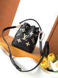 Louis Vuitton Nano Noé Bag M46291 Black Leather