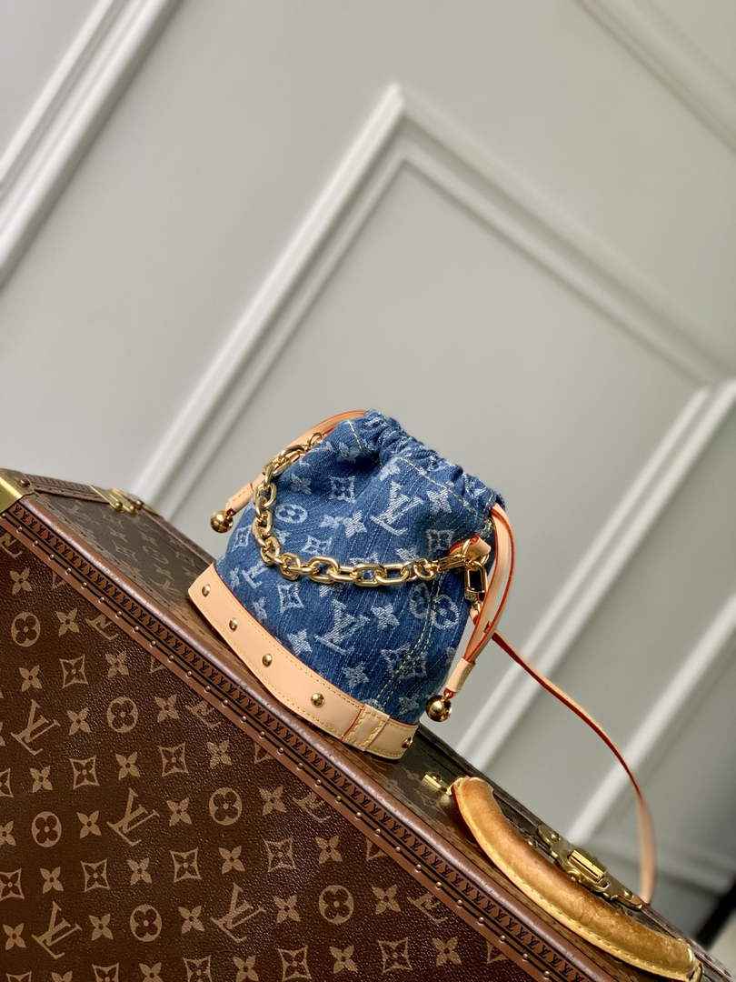 Louis Vuitton Nano Noé Bag M83043 Denim Blue