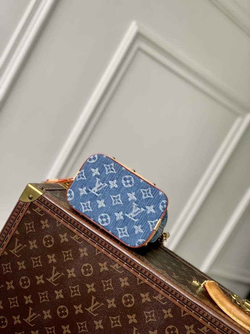 Louis Vuitton Nano Noé Bag M83043 Denim Blue