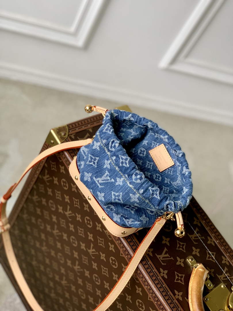 Louis Vuitton Nano Noé Bag M83043 Denim Blue