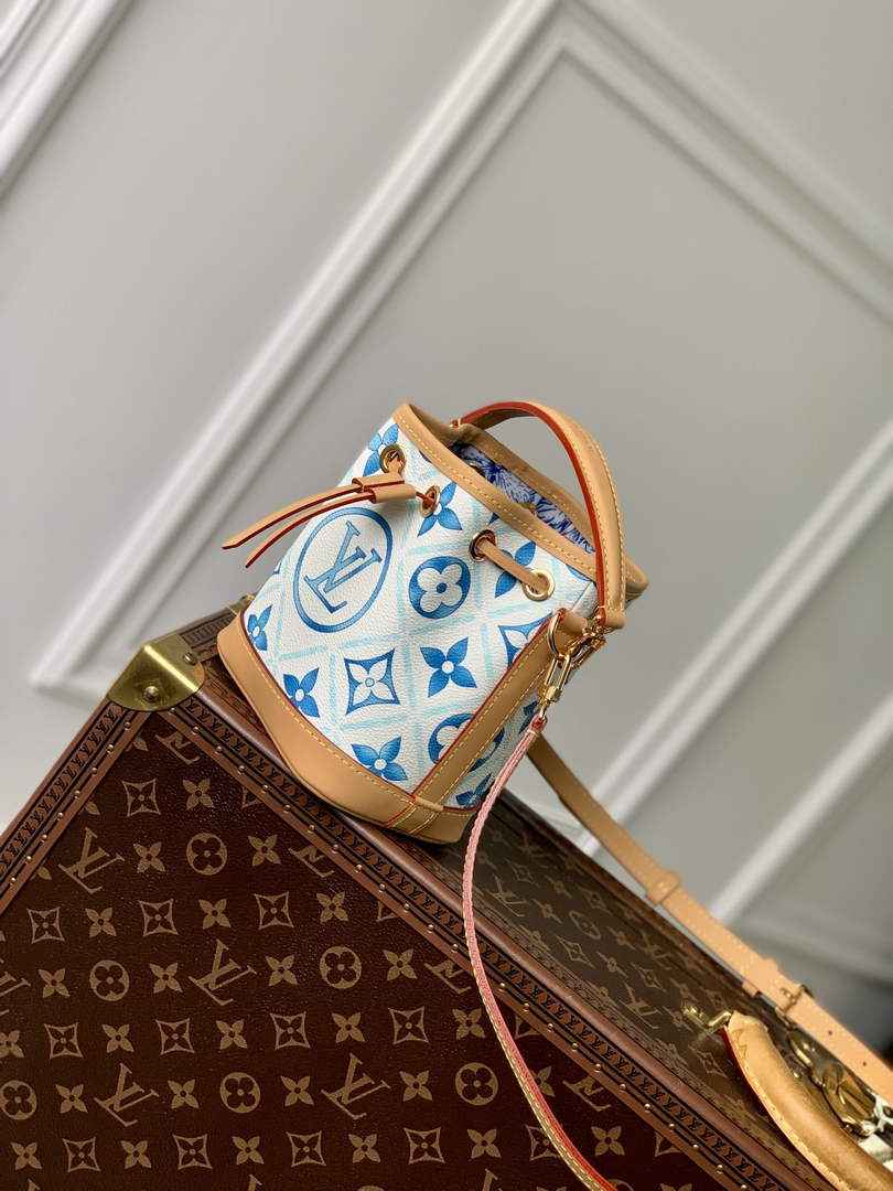 Louis Vuitton Nano Noé Bag M83620 Blue Monogram canvas