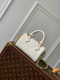 Louis Vuitton Nano Speedy Bag M24169 White Green