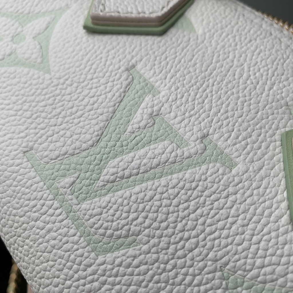 Louis Vuitton Nano Speedy Bag M24169 White Green