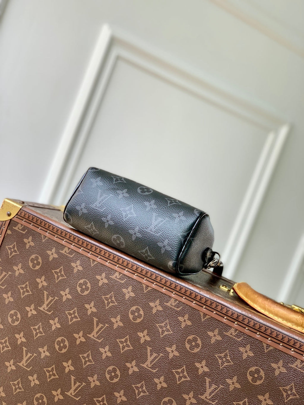 Louis Vuitton Nano Speedy Bag M26573 Monogram Eclipse