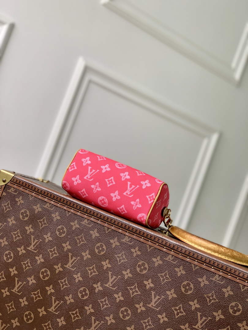 Louis Vuitton Nano Speedy Bag M28322 Monogram Rose Ruban