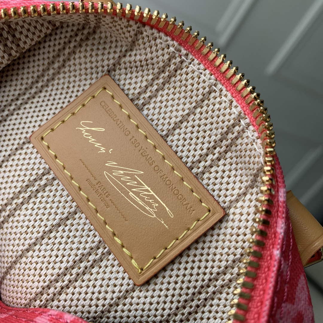 Louis Vuitton Nano Speedy Bag M28322 Monogram Rose Ruban