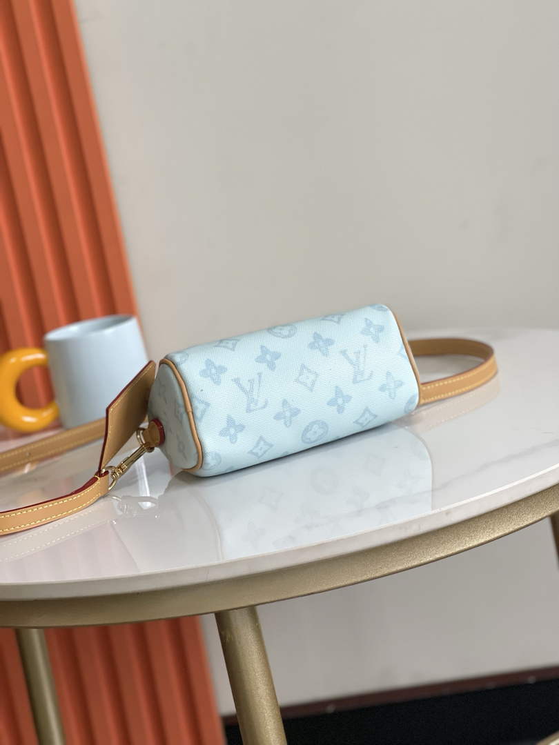 Louis Vuitton Nano Speedy Bag M28323 Monogram Blue