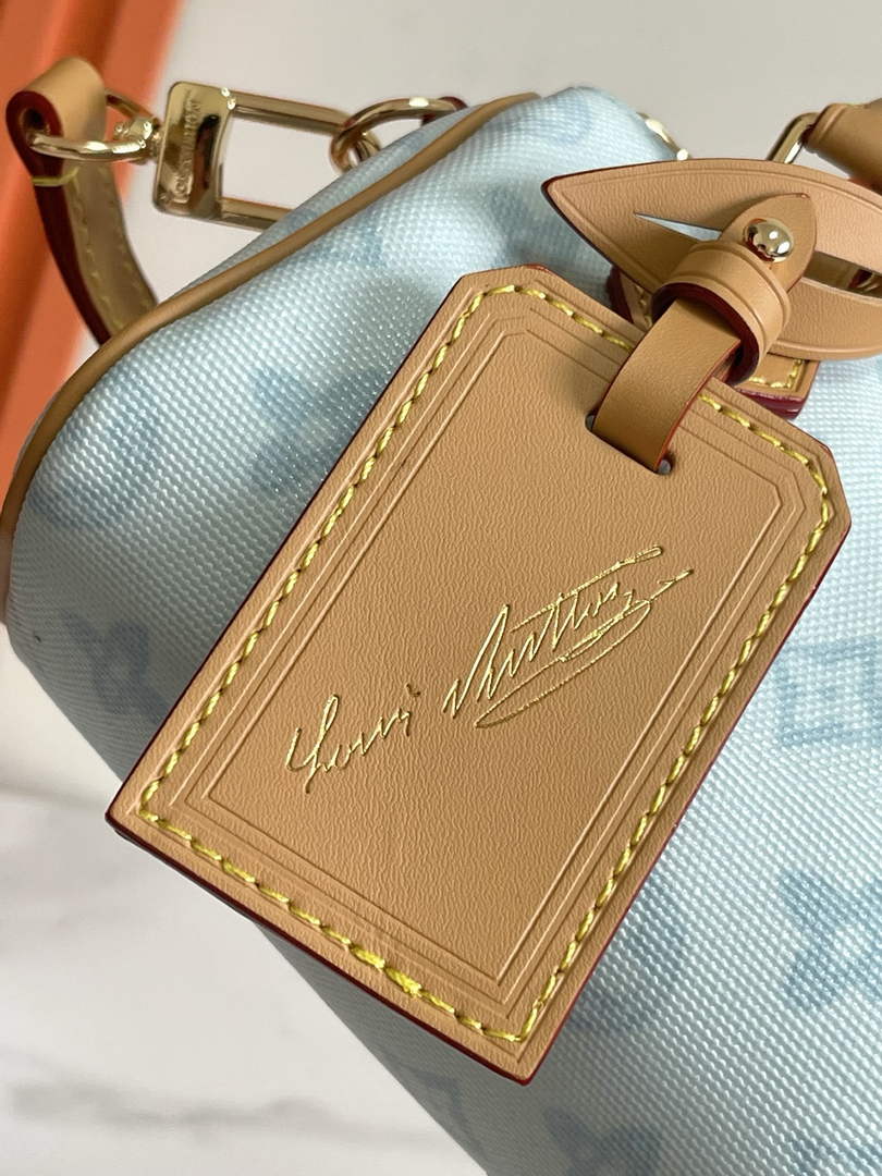 Louis Vuitton Nano Speedy Bag M28323 Monogram Blue
