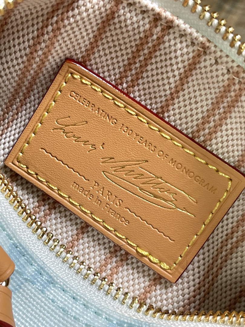 Louis Vuitton Nano Speedy Bag M28323 Monogram Blue