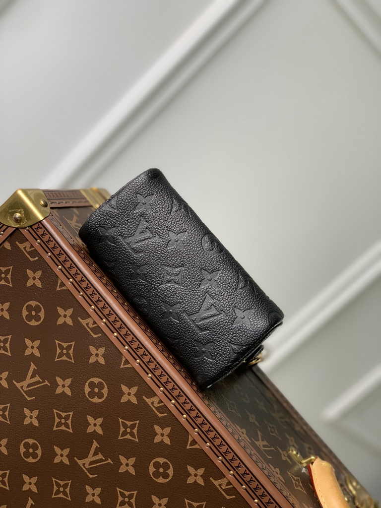 Louis Vuitton Nano Speedy Bag M82450 Black Leather