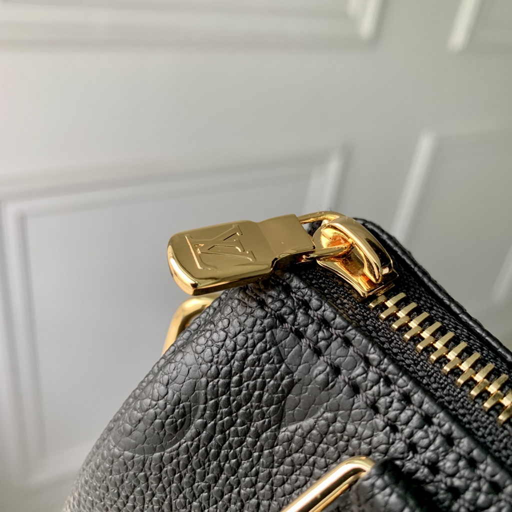 Louis Vuitton Nano Speedy Bag M82450 Black Leather