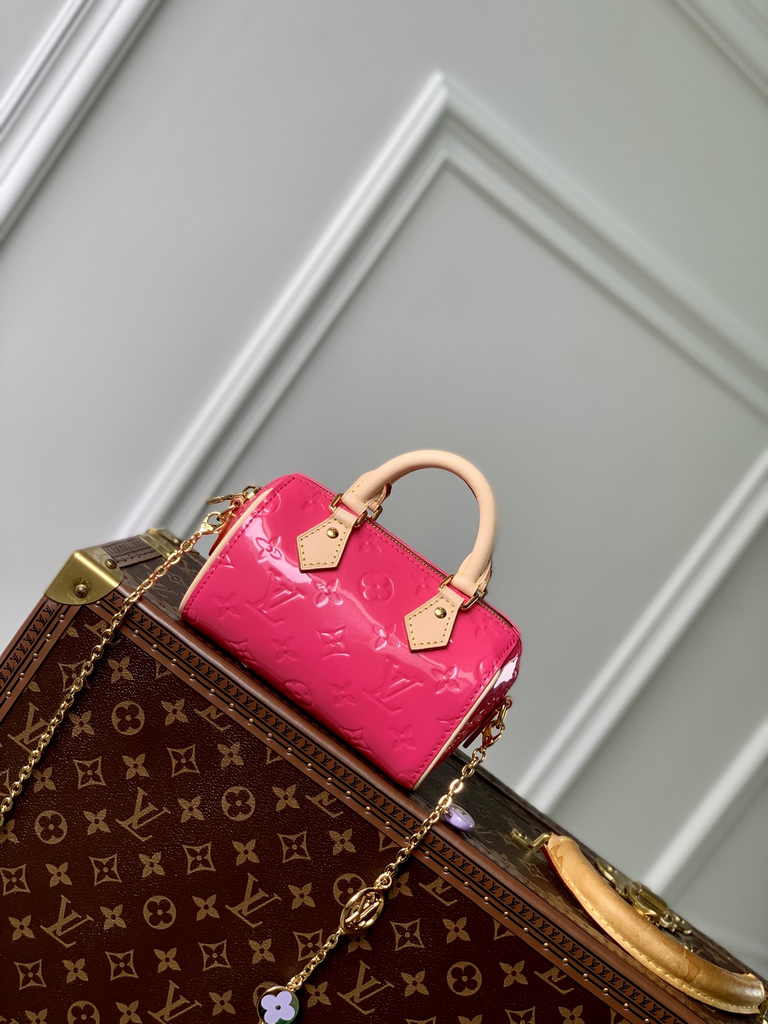 Louis Vuitton Nano Speedy Bag M83273 Neon Pink