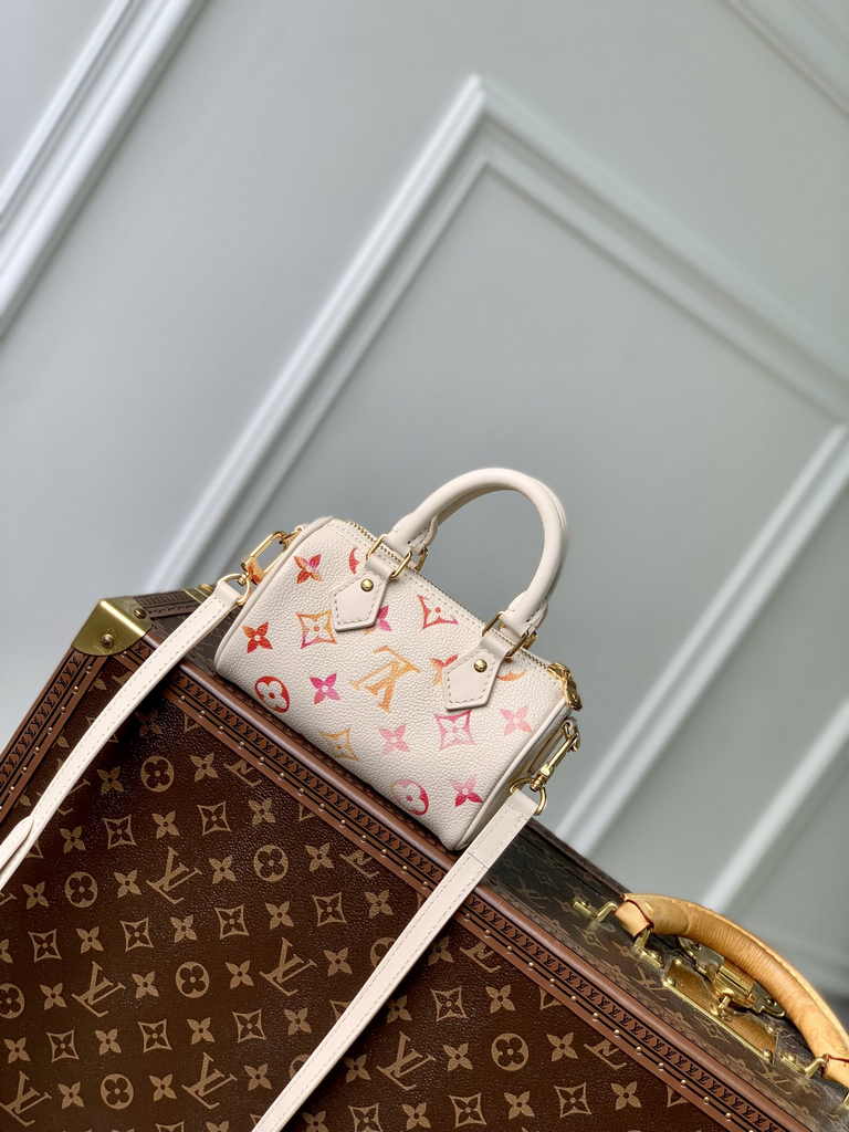 Louis Vuitton Nano Speedy Bag M83452 Sunrise Aquarelle Leather