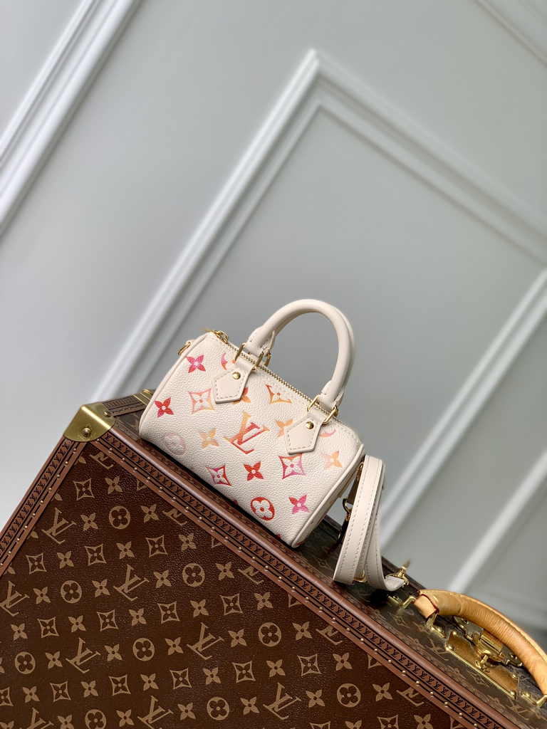 Louis Vuitton Nano Speedy Bag M83452 Sunrise Aquarelle Leather