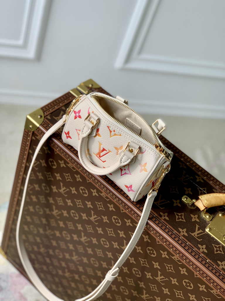 Louis Vuitton Nano Speedy Bag M83452 Sunrise Aquarelle Leather