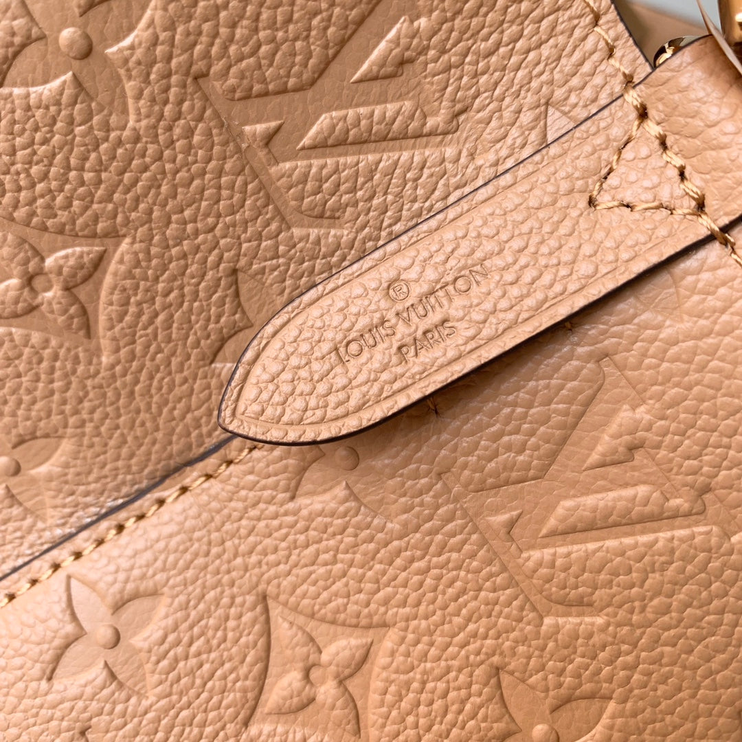 Louis Vuitton NéoNoé MM Bucket Bag Monogram Leather Brown - M45256