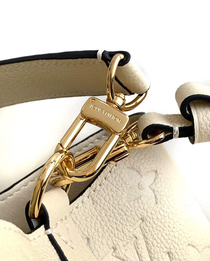 Louis Vuitton NéoNoé MM Bucket Bag Monogram Leather Beige - M46526