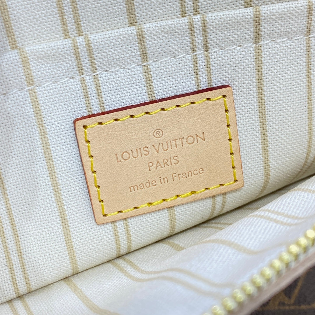 Louis Vuitton Neverfull GM Bag N41360 Damier Azur Canvas Beige