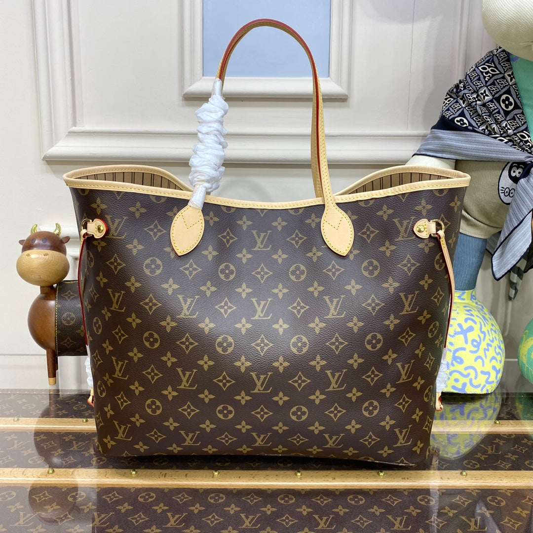 Louis Vuitton Neverfull GM Bag M40990 Monogram Canvas Beige