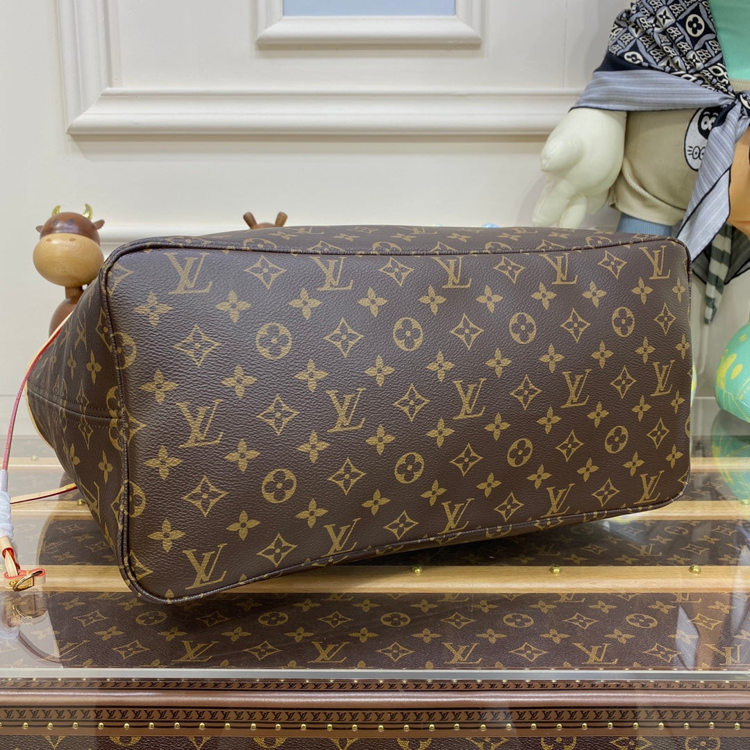 Louis Vuitton Neverfull GM Bag M40990 Monogram Canvas Beige
