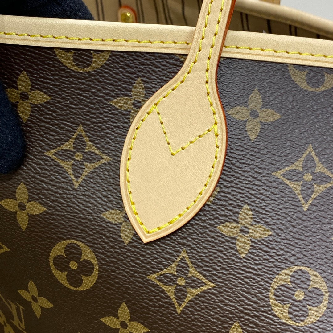 Louis Vuitton Neverfull GM Bag M40990 Monogram Canvas Beige