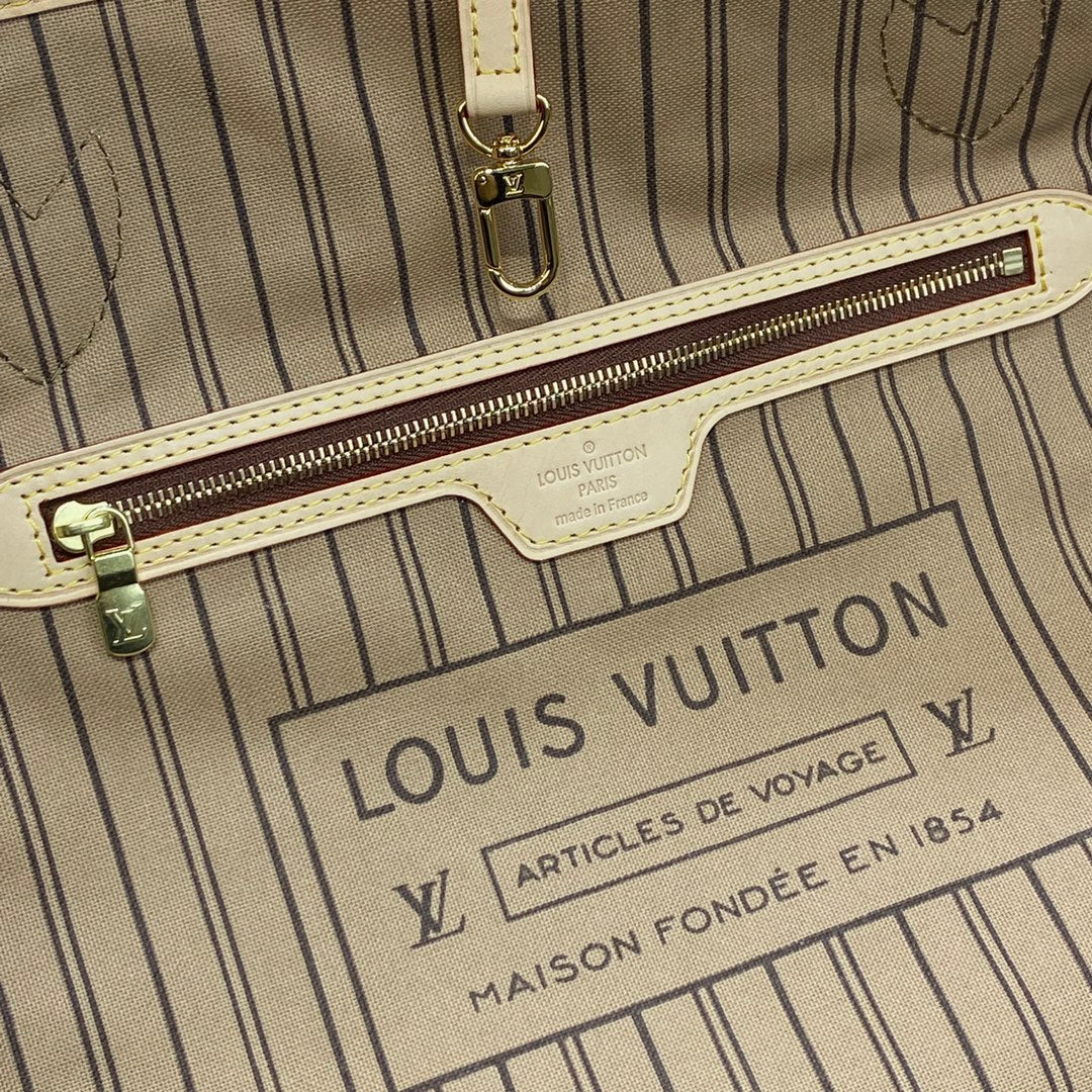 Louis Vuitton Neverfull GM Bag M40990 Monogram Canvas Beige
