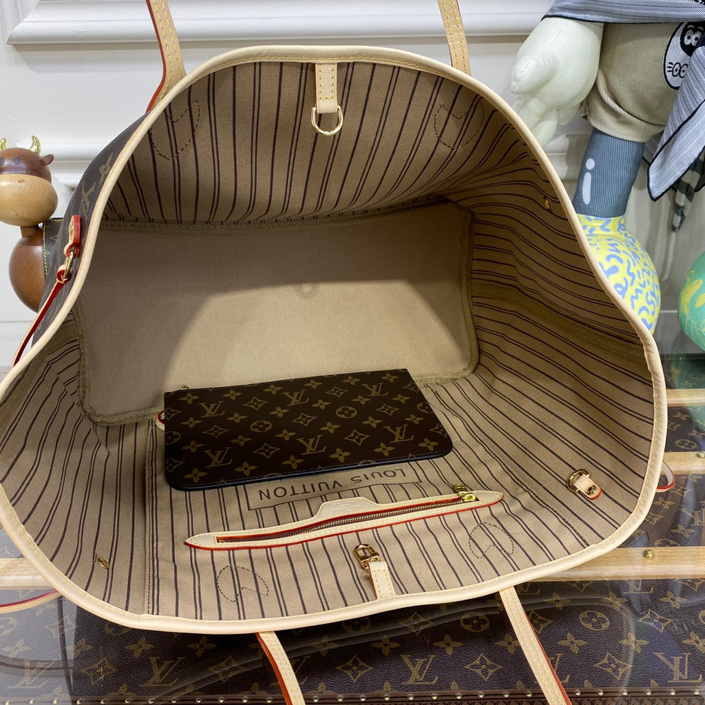 Louis Vuitton Neverfull GM Bag M40990 Monogram Canvas Beige