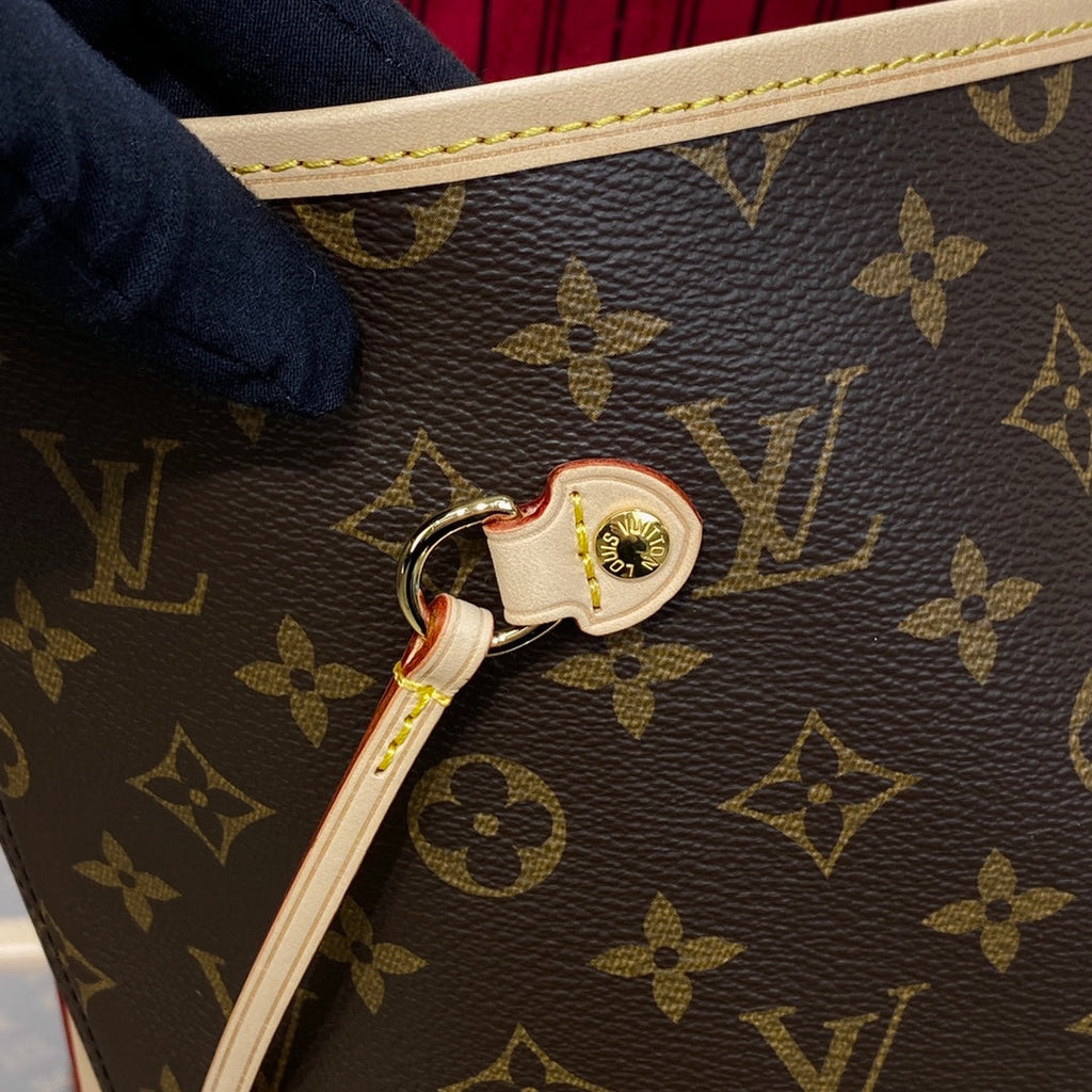 Louis Vuitton Neverfull GM Bag M40991 Monogram Canvas Red