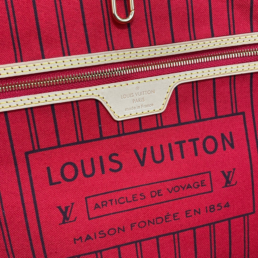 Louis Vuitton Neverfull GM Bag M40991 Monogram Canvas Red